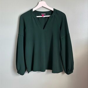 Vince Camuto Deep Green Blouse